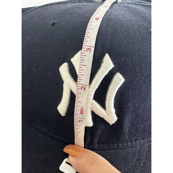 Vintage 90s Y2K New Yankees NY Navy 59/50 - 7 1/4 1998 World Series Baseball Cap - Picture 13 of 15